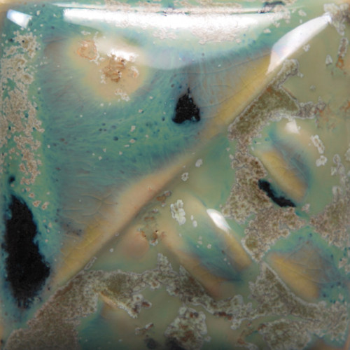 
  EMAIL GRES MAYCO STONEWARE CRYSTALS - AURORA GREEN - 473 ml - Emaux liquides grès MAYCO STONEWARE CRYSTALS 1200°C-1280°C - Cigale et Fourmi