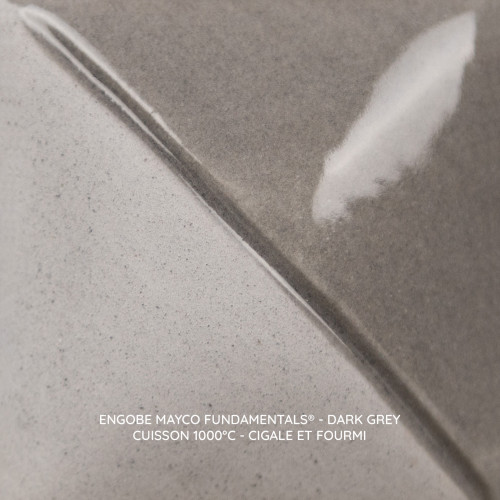 
  ENGOBE MAYCO FUNDAMENTALS - DARK GREY - 59 ml - Engobe liquide MAYCO FUNDAMENTALS® UNDERGLAZES 1000°C - 1280°C - Cigale et Fourmi