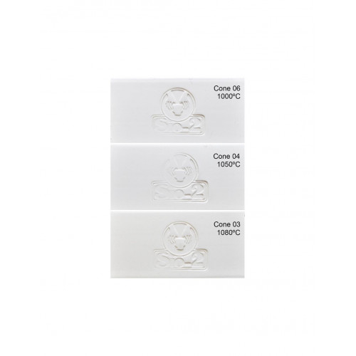 
  FAIENCE BLANCHE LISSE - PA - 12.5Kg - Faïences blanches - Cigale et Fourmi