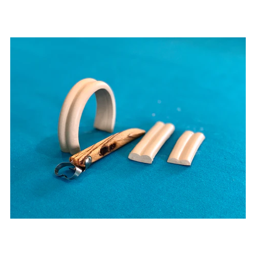 
  OUTIL EXTRUDEUSE A MAIN - FORME A DOUBLE ARRONDI - R9 - Extrudeuses à main d'argile - Cigale et Fourmi