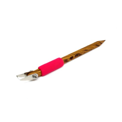 
  OUTIL DE SCULPTURE - P5 POINTE CARREE COURBEE 9 mm - FORME SQUARE TIP - Outils de Sculpture et  de Découpe - Cigale et Fourmi