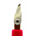 
  OUTIL DE SCULPTURE - P5 POINTE CARREE COURBEE 9 mm - FORME SQUARE TIP - Outils de Sculpture et  de Découpe - Cigale et Fourmi