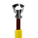 
  OUTIL DE CANNELURE - X1 - POUR RAINURES LISSES EN FORME DE V - 12 mm - FLUTING TIP - Outils de Sculpture et  de Découpe - Cigale et Fourmi
