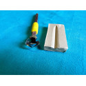 
  OUTIL DE CANNELURE - X1 - POUR RAINURES LISSES EN FORME DE V - 12 mm - FLUTING TIP - Outils de Sculpture et  de Découpe - Cigale et Fourmi