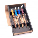 
  OUTIL DE SCULPTURE - SET DE 4 OUTILS P7 - P15 - P20 - P23 - Outils de Sculpture et  de Découpe - Cigale et Fourmi