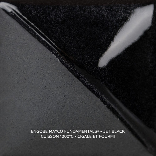 
  ENGOBE MAYCO FUNDAMENTALS - JET BLACK - 473 ml - Engobe liquide MAYCO FUNDAMENTALS® UNDERGLAZES 1000°C - 1280°C - Cigale et Fourmi