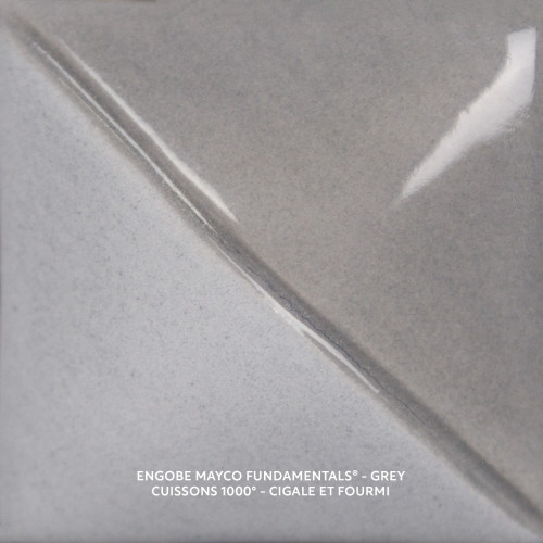
  ENGOBE MAYCO FUNDAMENTALS - GREY - 473 ml - Engobe liquide MAYCO FUNDAMENTALS® UNDERGLAZES 1000°C - 1280°C - Cigale et Fourmi