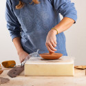 
  6 MUSHROOM ANVIL TOP - GARRITY TOOLS - Champignons d'estampage Garrity Tools - Cigale et Fourmi
