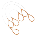 
  FIL A COUPER FIN - LONGUEUR DE FIL 17,8CM - Fils à découper et de décors Dirty Girls Pottery Tools - Cigale et Fourmi
