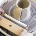 
  OUTIL DE DECOUPE FIL DROIT ET GRAND ROULEAU - Fils à découper et de décors Dirty Girls Pottery Tools - Cigale et Fourmi