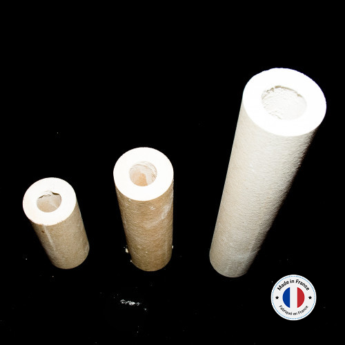 
  QUILLE RONDE HAUTEUR 250 mm - DIAMETRE 45 mm - ALCORIT 1350°C - Quilles d'enfournement - Cigale et Fourmi