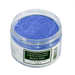 COLORANT BLEU ROI EMAUX & BARBOTINE - 100g