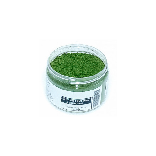 
  Colorant vert foncé émaux & barbotine - 100g - colorant de masse ceramique - Cigale et Fourmi
  