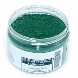 COLORANT BLEU VERT EMAUX & BARBOTINE - 100g