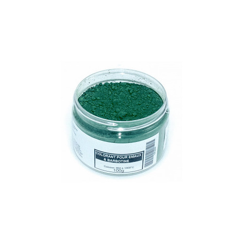 
  Colorant bleu vert émaux & barbotine - 100g - colorant de masse ceramique - Cigale et Fourmi
  