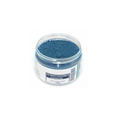 
  Colorant bleu canard émaux & barbotine - 100g - colorant de masse ceramique - Cigale et Fourmi
  