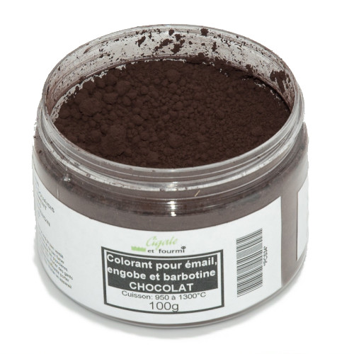 
  Colorant chocolat émaux & barbotine - 100g - colorant de masse ceramique - Cigale et Fourmi
  