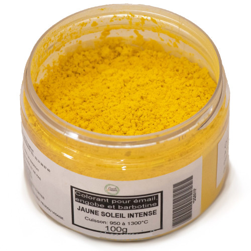 
  Colorant jaune soleil intense émaux & barbotine - 100g - colorant de masse ceramique - Cigale et Fourmi
  