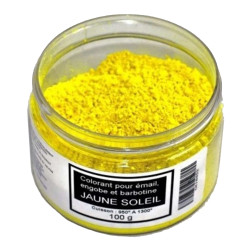 COLORANT JAUNE SOLEIL EMAUX & BARBOTINE - 100g
