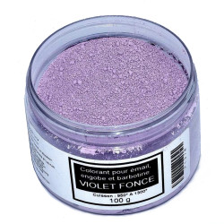 COLORANT VIOLET FONCE EMAUX & BARBOTINE - 100g