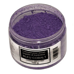 COLORANT BLEU COBALT EMAUX & BARBOTINE - 100g