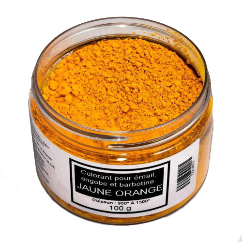 
  Colorant jaune orange émaux & barbotine - 100g - colorant de masse ceramique - Cigale et Fourmi
  