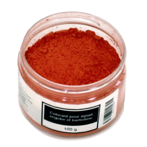 
  Colorant brun rouge émaux & barbotine - 100g - colorant de masse ceramique - Cigale et Fourmi
  