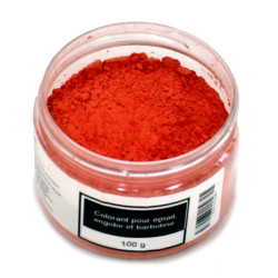 COLORANT ROUGE FEU EMAUX & BARBOTINE - 100g