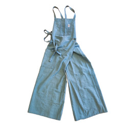 TABLIER DE POTIER THE WALKING APRON BLEU PETROLE