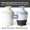 
  ENGOBE GRES MAYCO STONEWARE ENGOBES - NOIR SCINTILLANT - 473 ML - Engobes Liquides MAYCO STONEWARE ENGOBES 1060° - 1280° - Cigale et Fourmi
