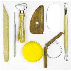 KIT DU POTIER : 8 OUTILS MODELAGE
