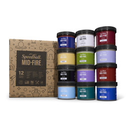 KIT DE 12 EMAUX PREPARES MID-FIRE SPEEDBALL - 118 ml