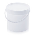 
  SEAU PLASTIQUE 5,6 LITRES - AVEC COUVERCLE - Seaux - Cigale et Fourmi