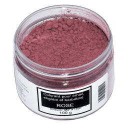 COLORANT ROSE EMAUX & BARBOTINE - 100g
