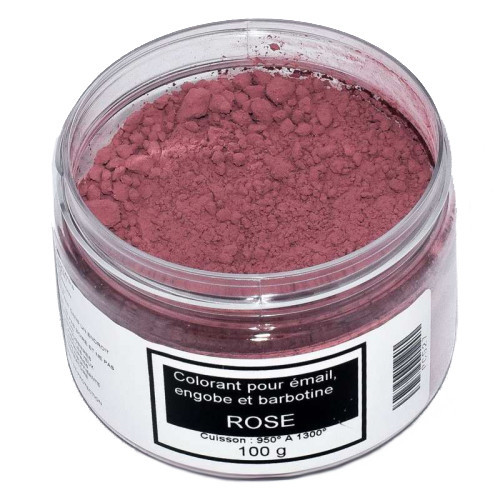 
  Colorant rose émaux & barbotine - 100g - colorant de masse ceramique - Cigale et Fourmi
  