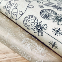 
  PAPIER TRANSFERT - DECORATION LUMINEUSE NOEL - Papiers transfert - Cigale et Fourmi