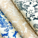 
  PAPIER TRANSFERT - CHINOISERIE BLEU - Papiers transfert - Cigale et Fourmi