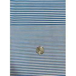 PAPIER TRANSFERT - RAYURES - BLEU