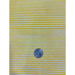 PAPIER TRANSFERT - RAYURES - JAUNE
