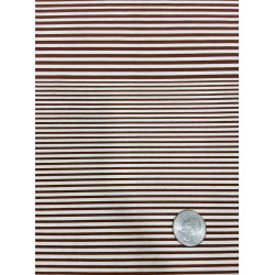 PAPIER TRANSFERT - RAYURES - MARRON