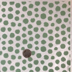 PAPIER TRANSFERT - A POIS - VERT