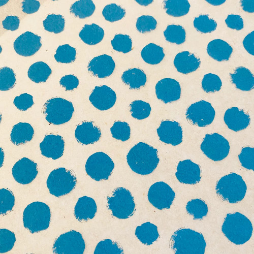 
  PAPIER TRANSFERT - A POIS - TURQUOISE - Papiers transfert - Cigale et Fourmi