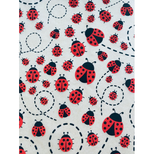 
  PAPIER TRANSFERT - COCCINELLES - Papiers transfert - Cigale et Fourmi