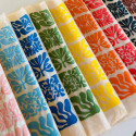 
  PAPIER TRANSFERT - FLEURS EN BOIS - TURQUOISE - Papiers transfert - Cigale et Fourmi