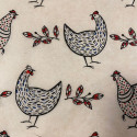 
  PAPIER TRANSFERT - POULES - Papiers transfert - Cigale et Fourmi