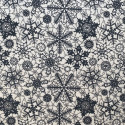 
  PAPIER TRANSFERT - DENTELLE DE FLOCON DE NEIGE - NOIR - Papiers transfert - Cigale et Fourmi