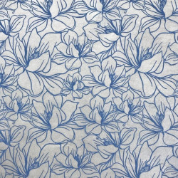 PAPIER TRANSFERT - MAGNOLIA - BLEU