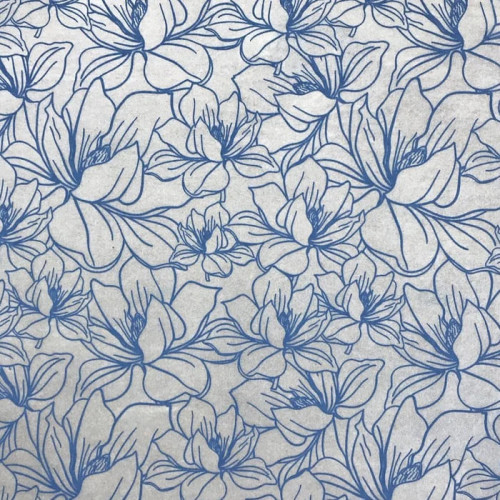 
  PAPIER TRANSFERT - MAGNOLIA - BLEU - Papiers transfert - Cigale et Fourmi