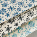 
  PAPIER TRANSFERT - DENTELLE DE FLOCON DE NEIGE - BLEU - Papiers transfert - Cigale et Fourmi