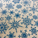 
  PAPIER TRANSFERT - DENTELLE DE FLOCON DE NEIGE - BLEU - Papiers transfert - Cigale et Fourmi